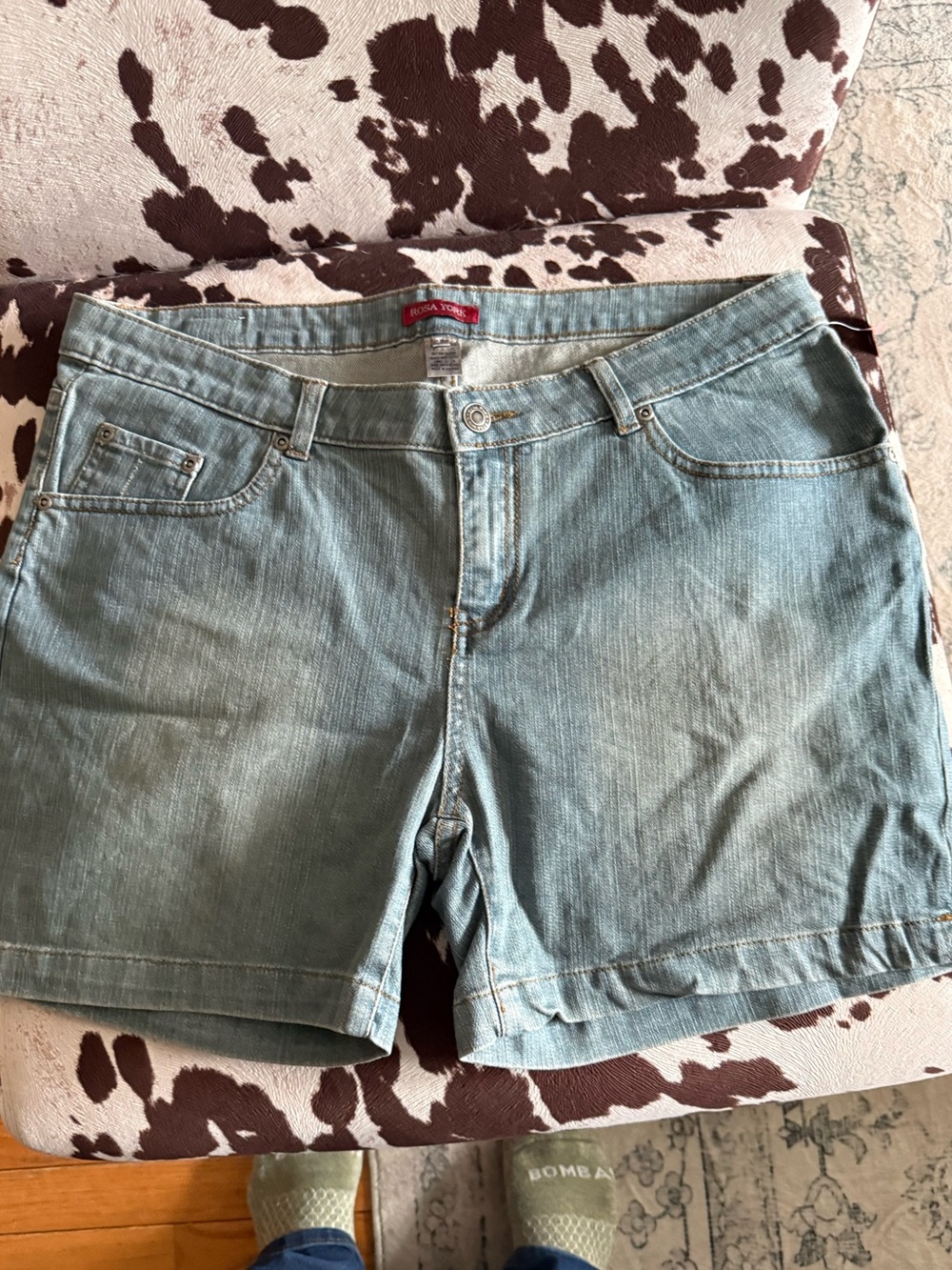 Light Wash Denim Women's Shorts by